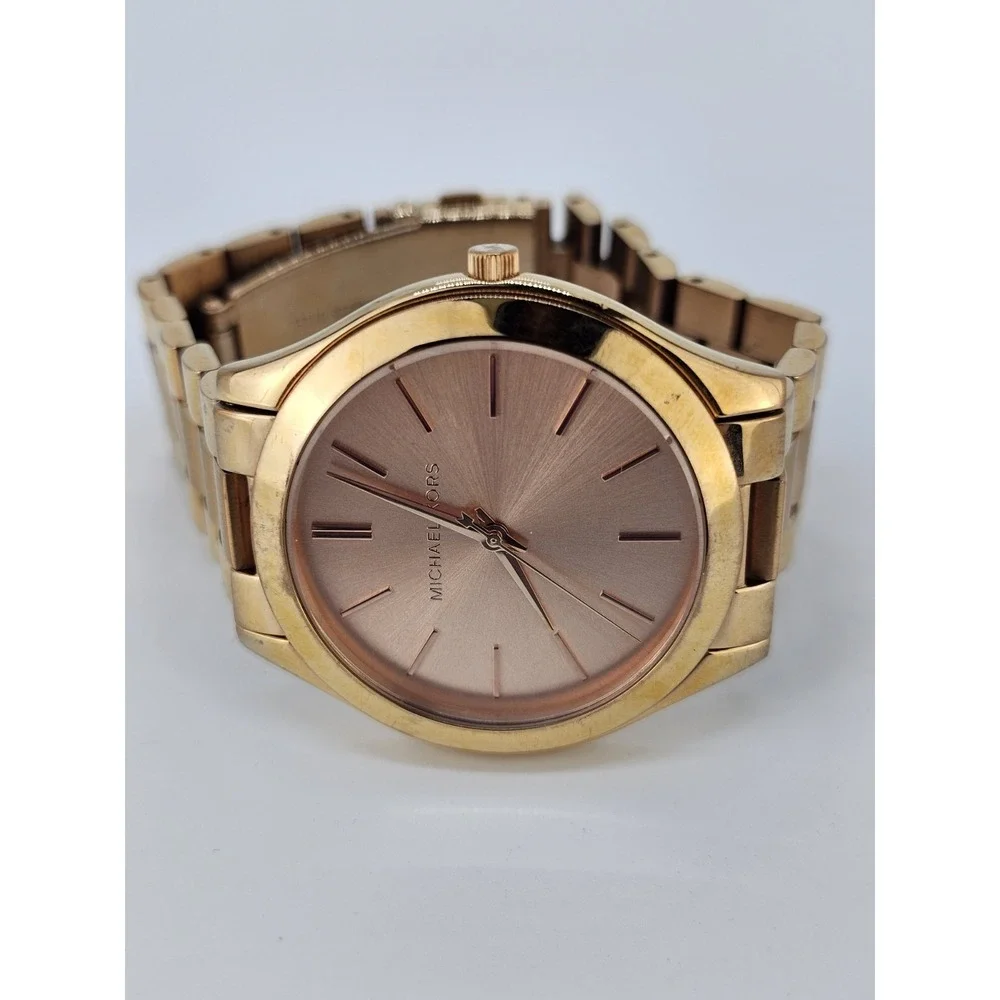 Michael Kors Women's Watch 42MM Rose Gold Dial Rose Gold Bands 7